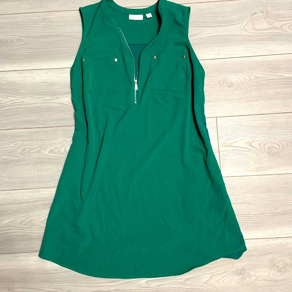 NY&Co Green Apple 🍏 Sleeveless Dress